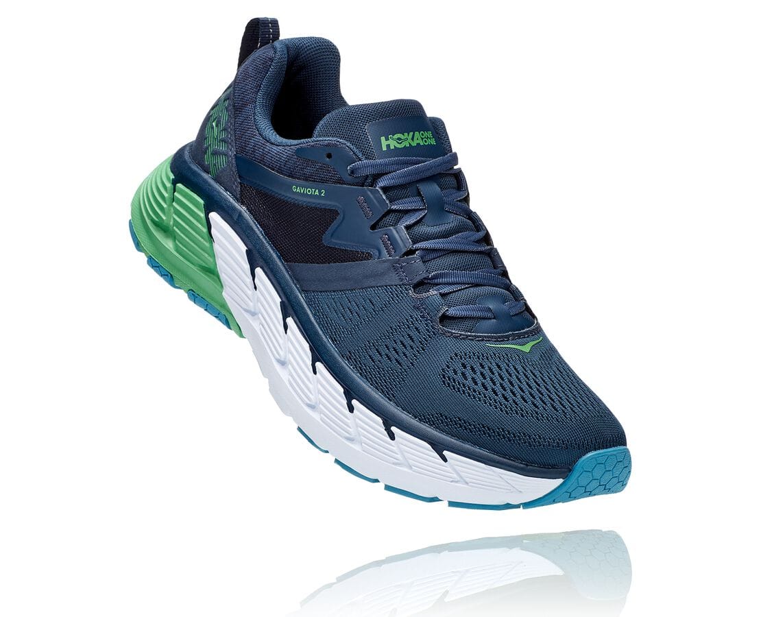 Hoka One One Gaviota 2 Philippines - Men's Stability Running Shoes - Navy Blue | EK5132984